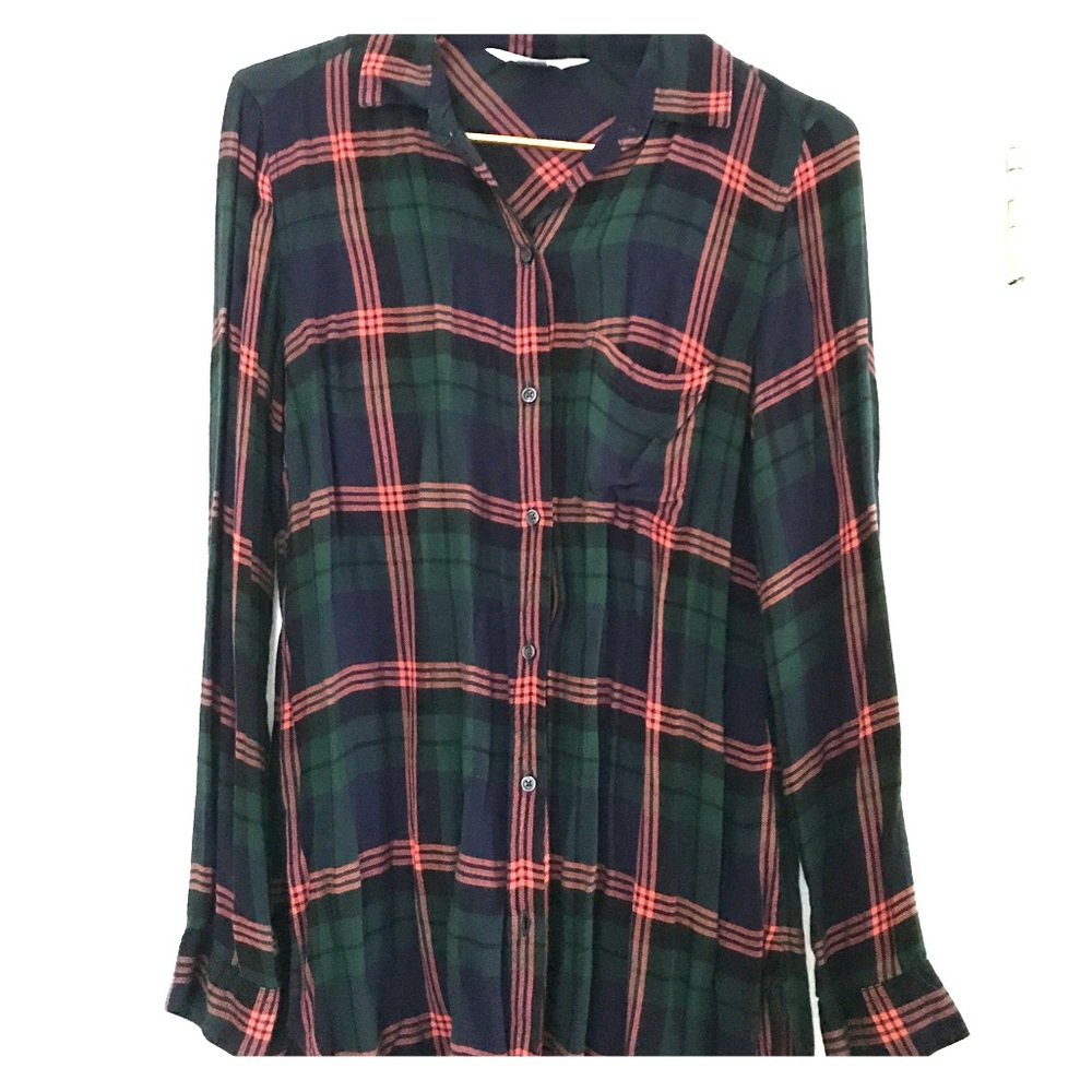 Plaid button up